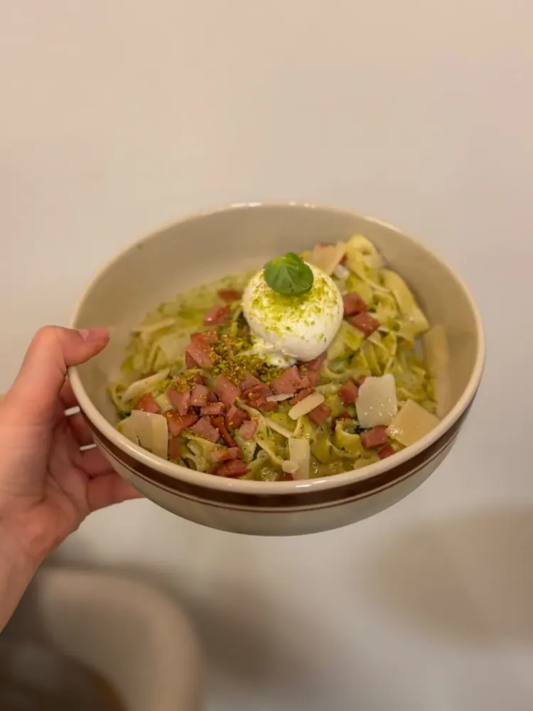 Tagliatelle s burratom